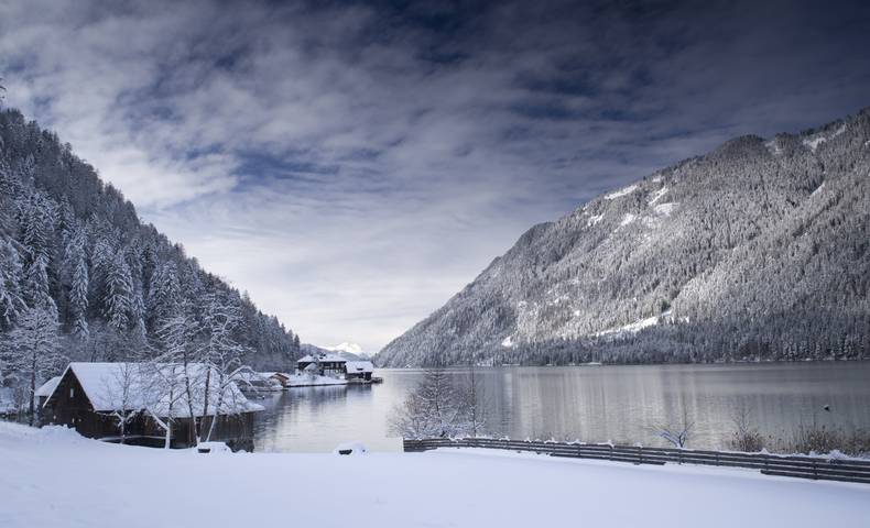 Weissensee Winterlandschaft