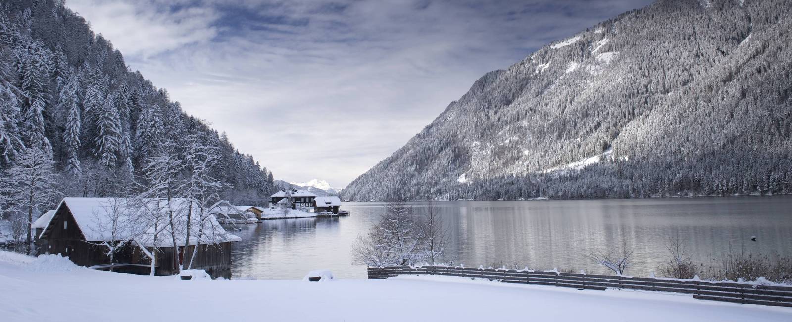 Weissensee Winterlandschaft