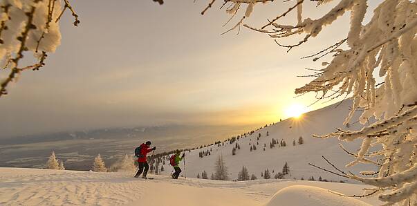 Schneeschuhwandern auf der Gerlitzen Alpe