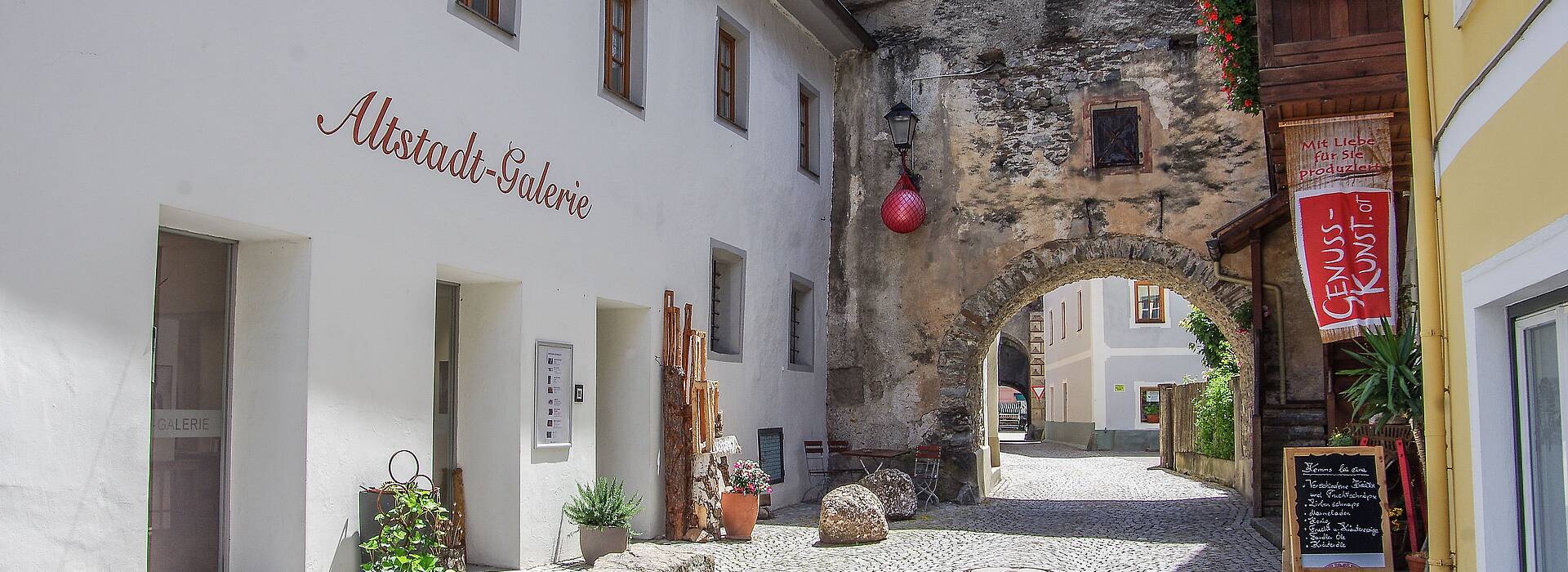 Künstlerstadt Gmünd, Gassen mit italienischem Flair