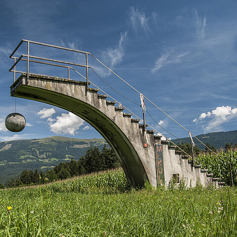 Paternion in der Region Villach mit der Himmelstreppe