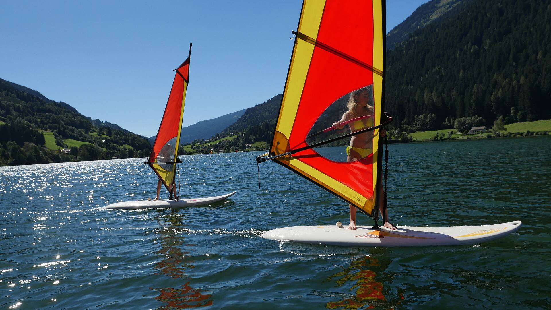 Surfen am Brennsee