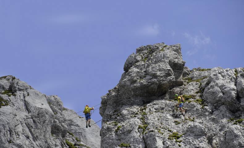 Däumling Klettersteig am Nassfeld