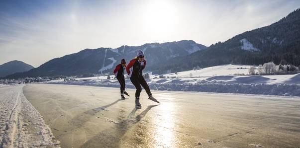 Weissensee - Eislaufen