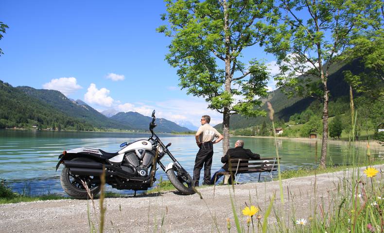 Motorrad Kreuzberg Weissensee