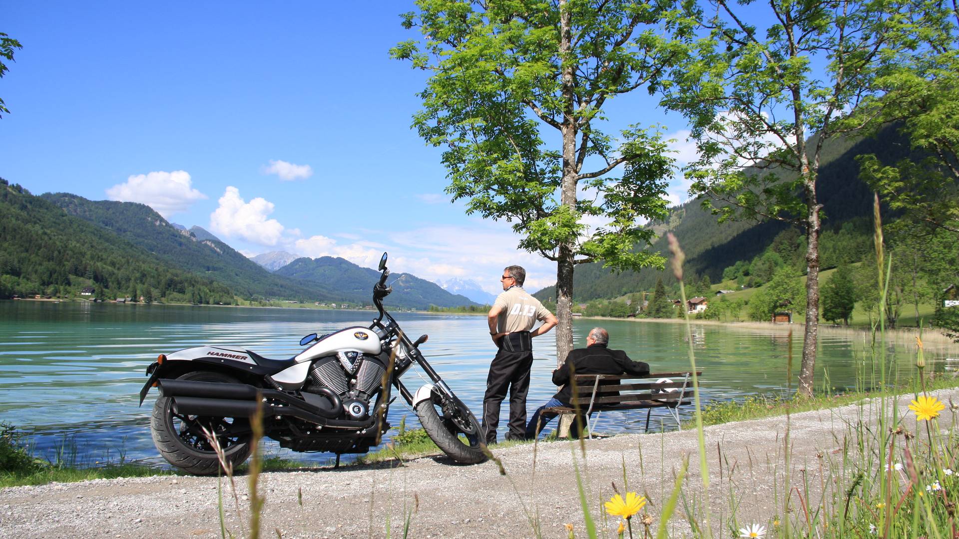 Motorrad Kreuzberg Weissensee