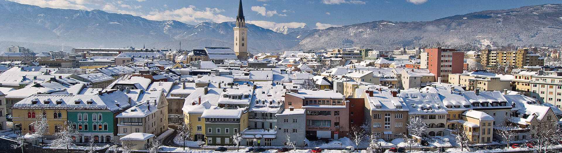 Villach im Schnee