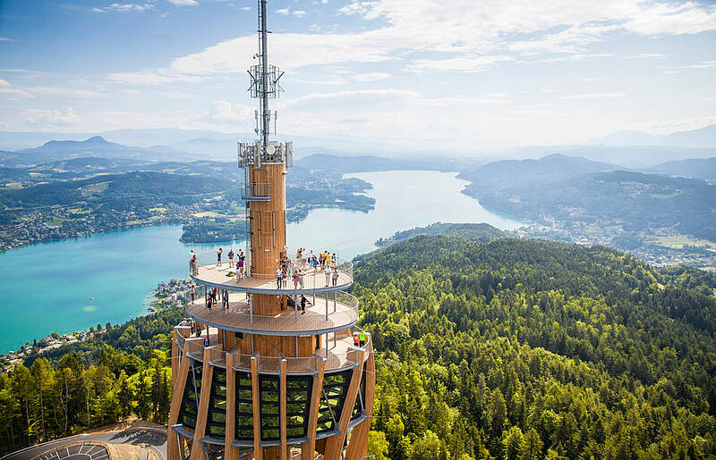 Pyramidenkogel in Keutschach am See in der Region Wörthersee