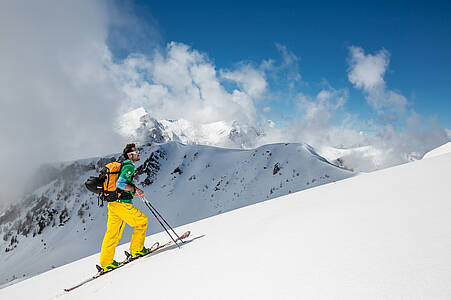 Skitourenlehrpfad Goldeck - Millet Rise up Parcours