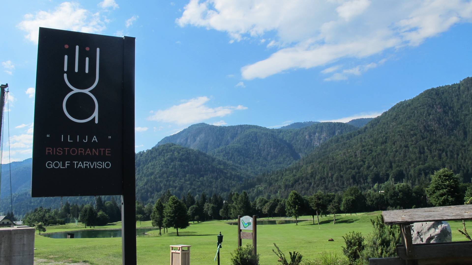 Golfen in drei Ländern, Ristorante Ilija Pejic in Tarvisio