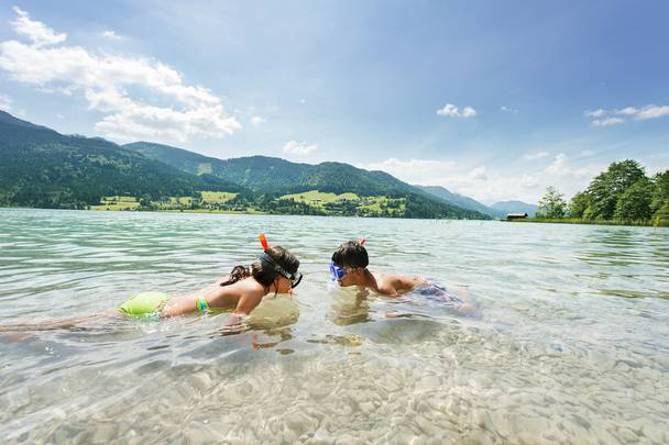 Schnorcheln am Weissensee