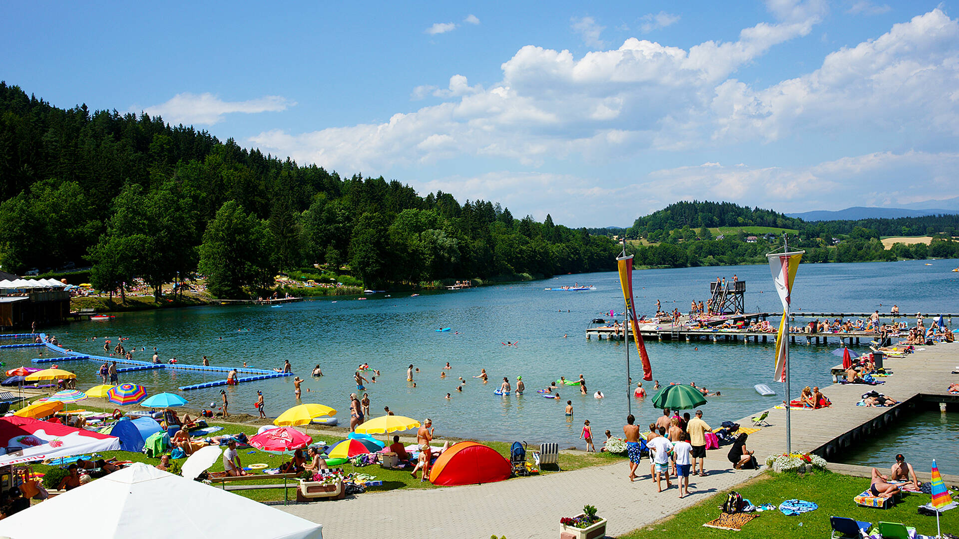 Längsee in der Region Mittelkärnten