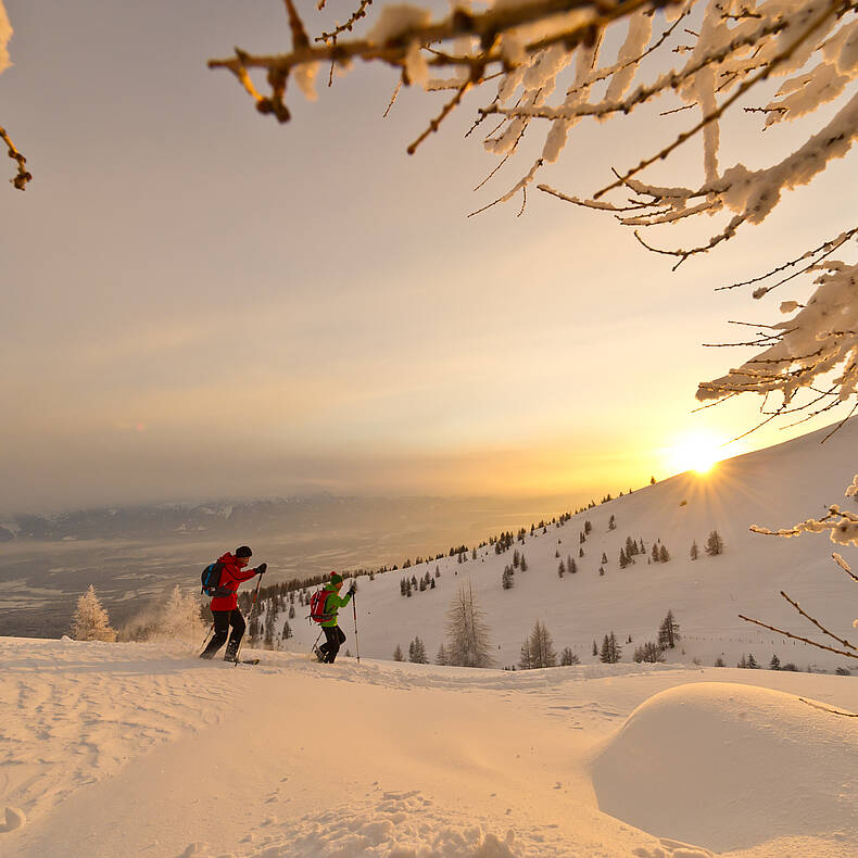 Schneeschuhwandern auf der Gerlitzen Alpe