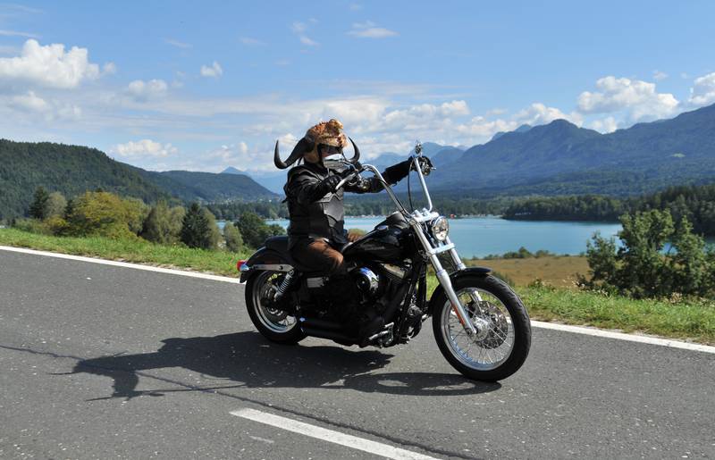 Harley am Faaker See