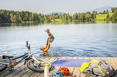 Social_Maltschacher_See_Baden_Familie_Nockberge