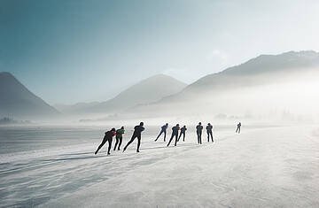 Weissensee Eislauf 