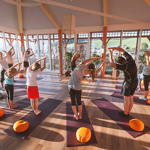 Jufa Hotels Knappenberg Yoga Sonnengrussraum 