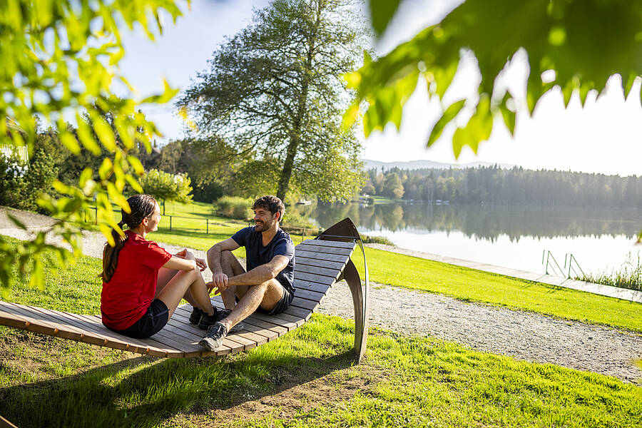 Wandern am Slow Trail Maltschacher See