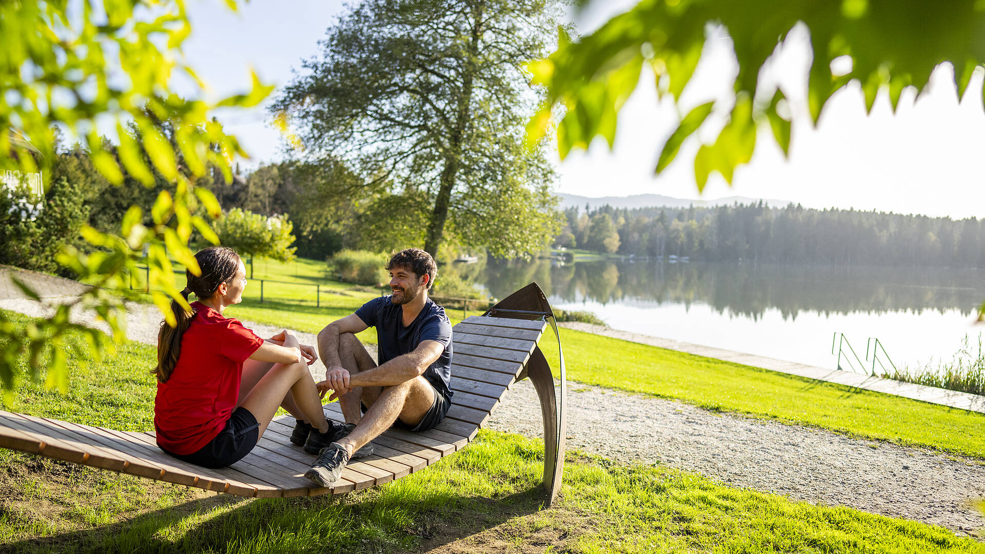 Wandern am Slow Trail Maltschacher See