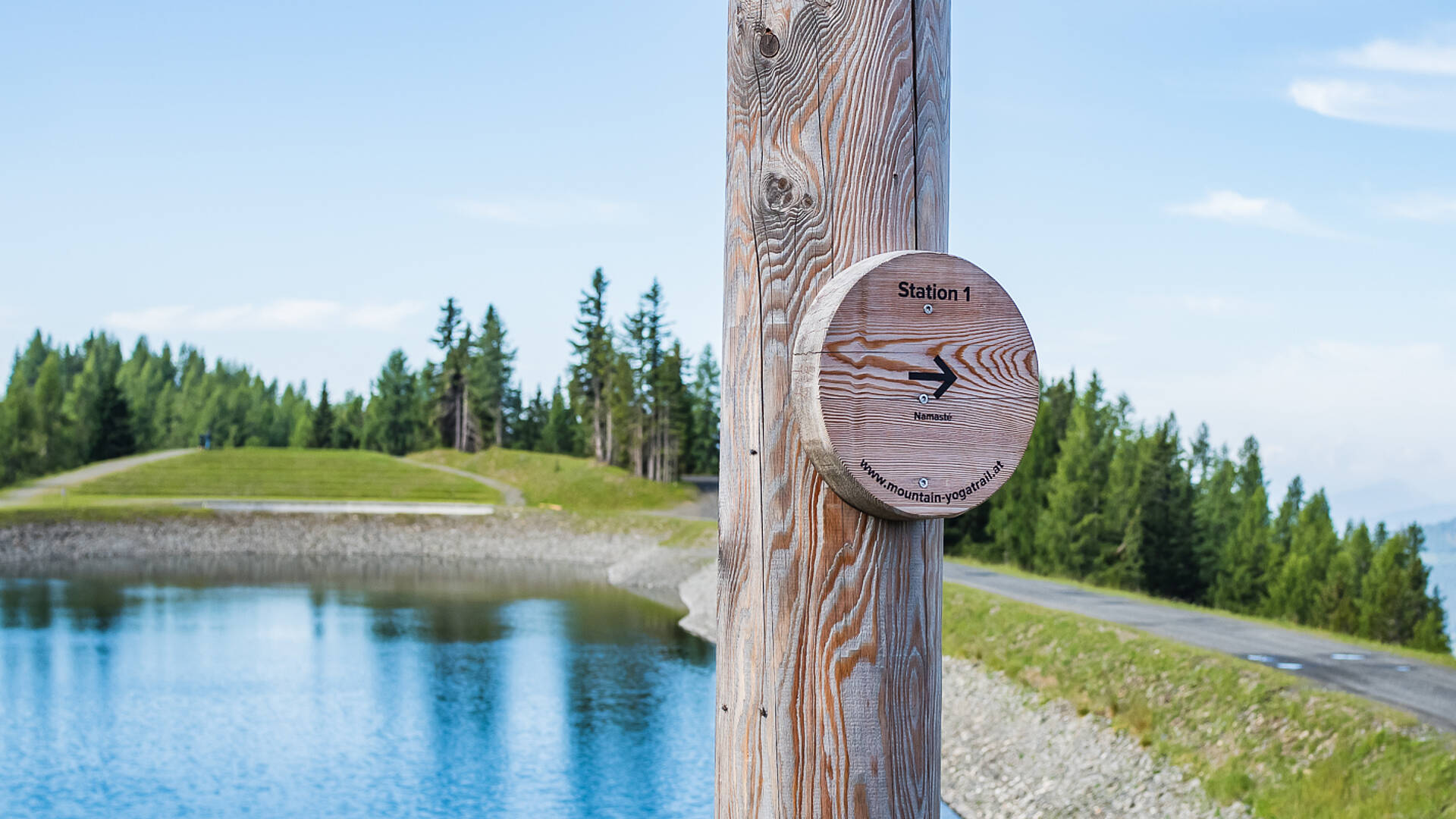 Mountain Yoga Trail Station 1