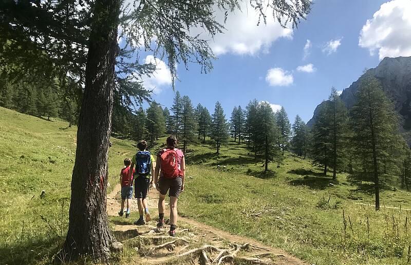 Wanderung zur Klagenfurter Huette 