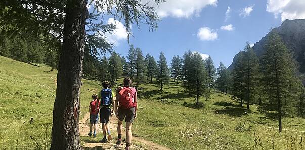 Wanderung zur Klagenfurter Huette 