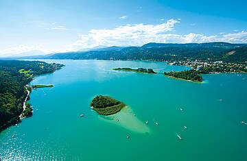 Wörthersee mit seinen wunderbaren Blautönen