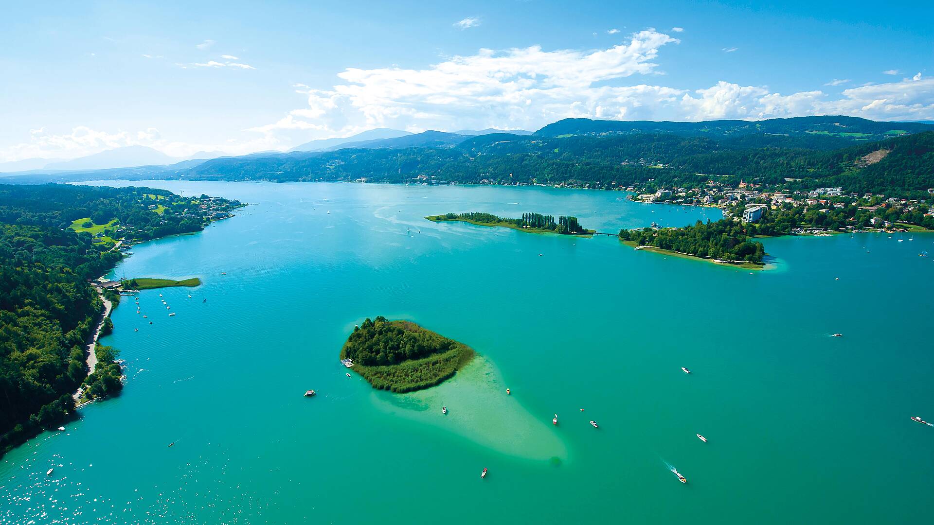 Wörthersee mit seinen wunderbaren Blautönen