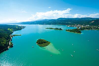 Wörthersee mit seinen wunderbaren Blautönen