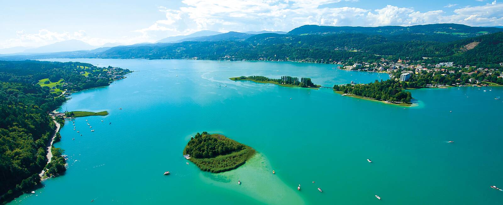 Wörthersee mit seinen wunderbaren Blautönen