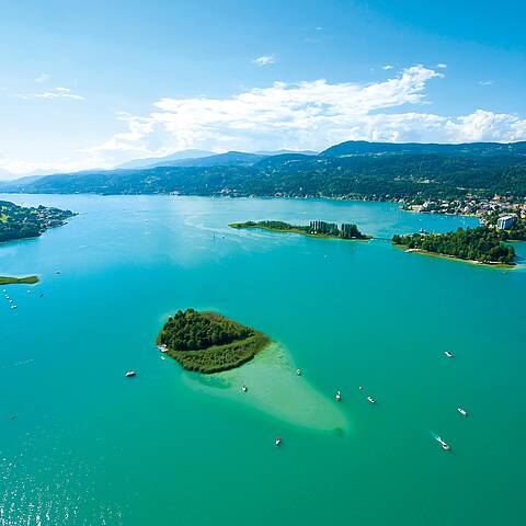 Wörthersee mit seinen wunderbaren Blautönen