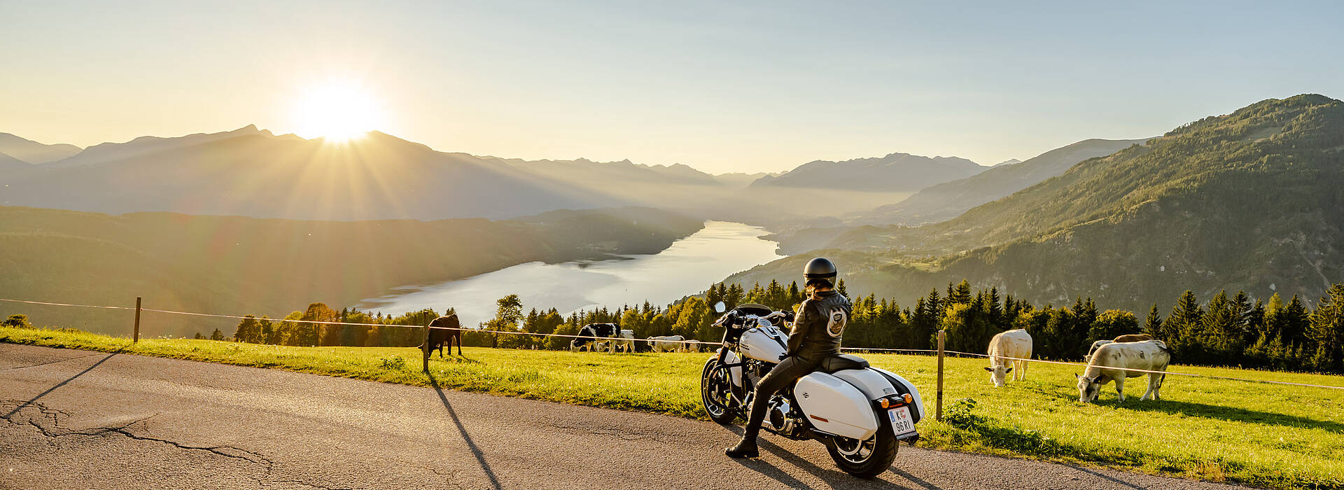 Motorrad Millstaetter See