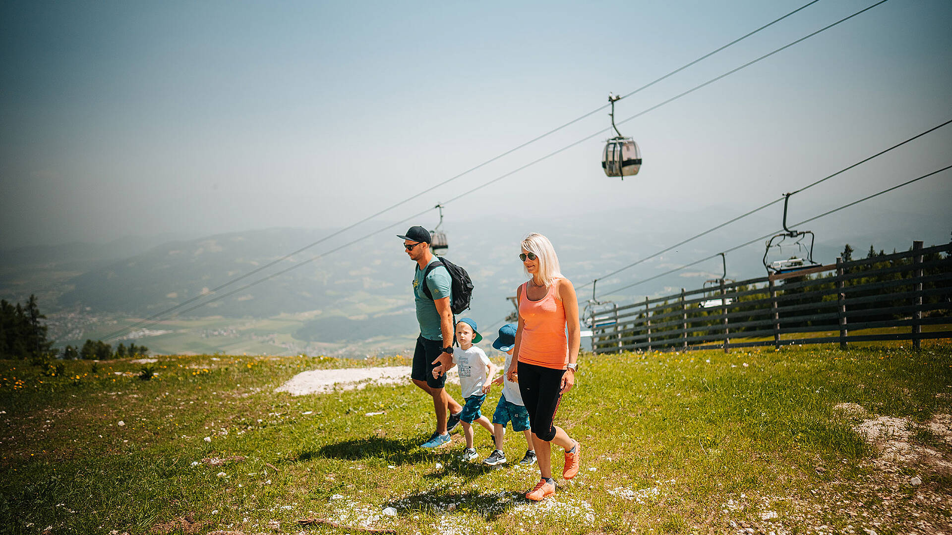 Suedkaernten Petzen wandern mit der Familie