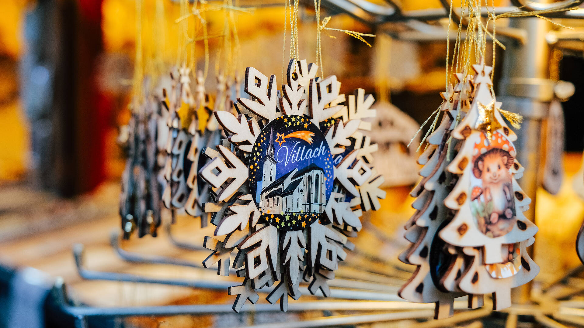 Adventdeko beim Villacher Advent