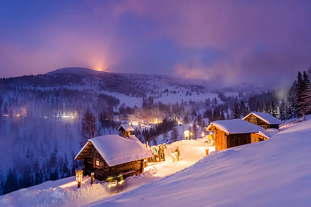 Katschberg_Adventweg bei Nacht