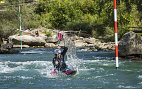 Wildwasserarena Flattach Wildwasser Kajak