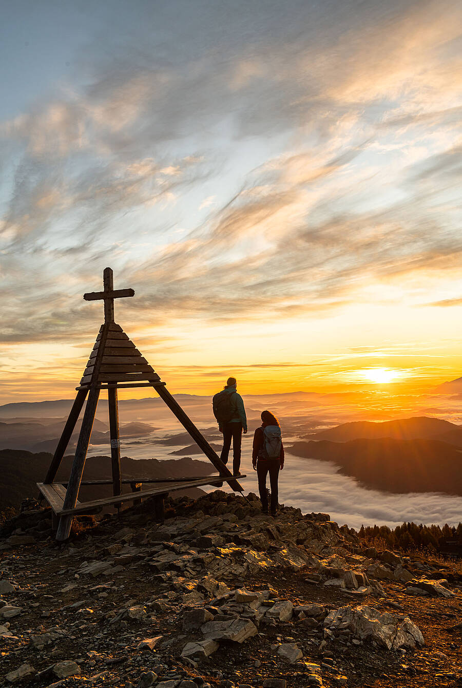 Wandern auf der Gerlitze im Herbst