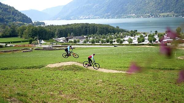 Mountainbiker am Cody Trail