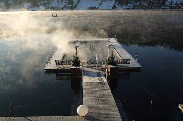 Hotel Kollers Seebad Saunahaus mit Insel