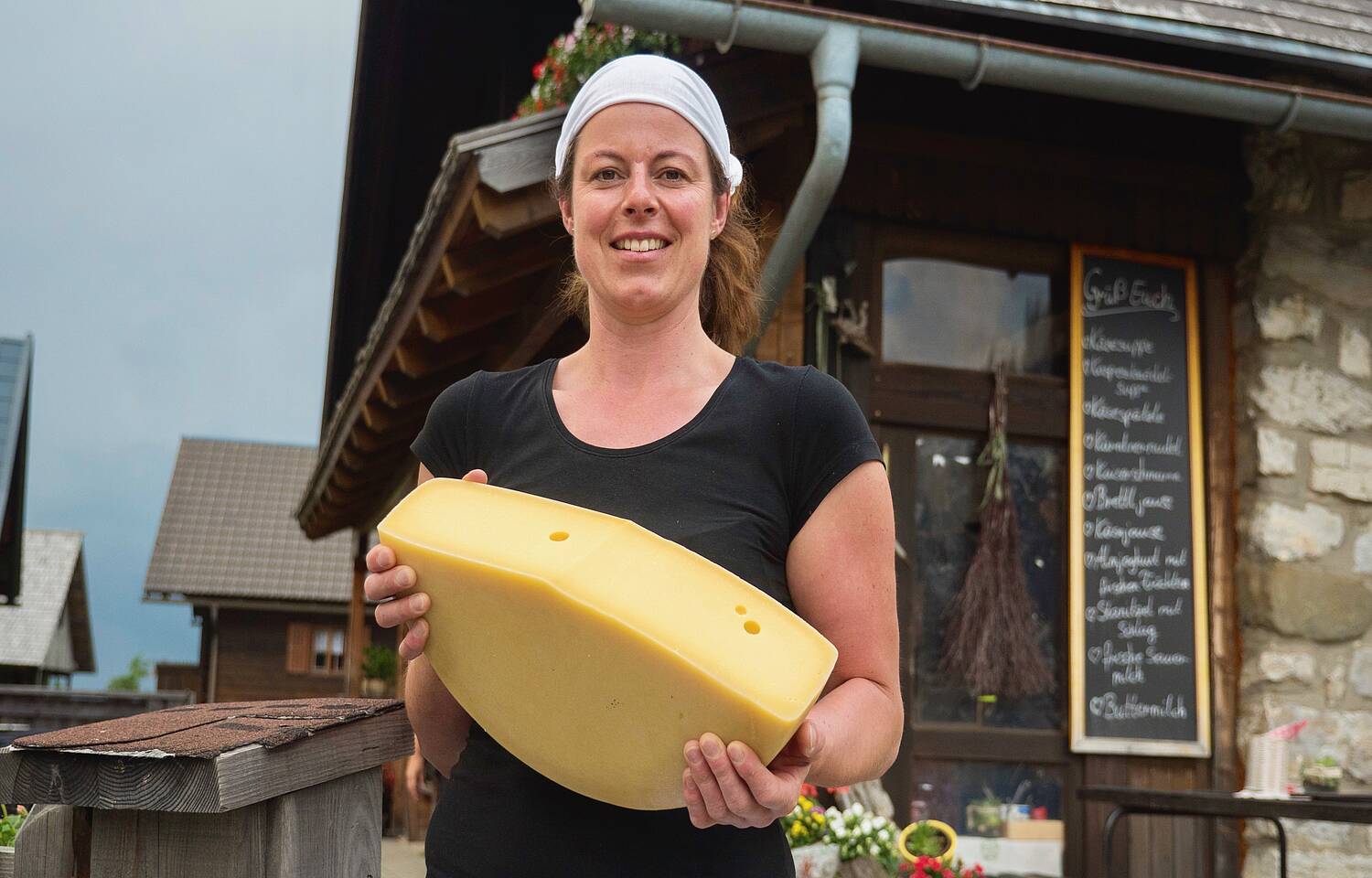 Karnische Milchstrasse Käse auf der Alm