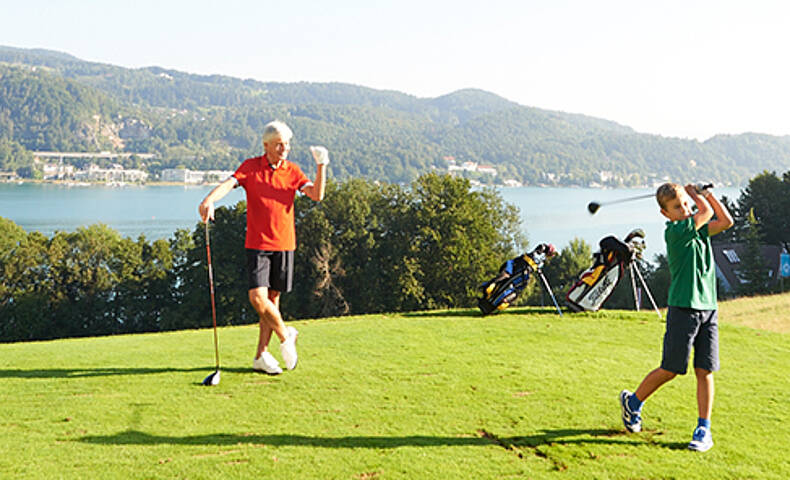 Golfen ist in Kärnten auch für Kinder möglich