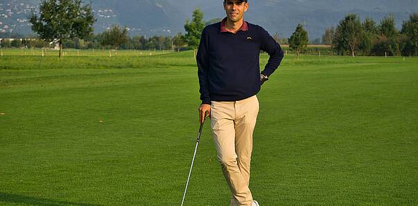 Golfer Florian Pichler 