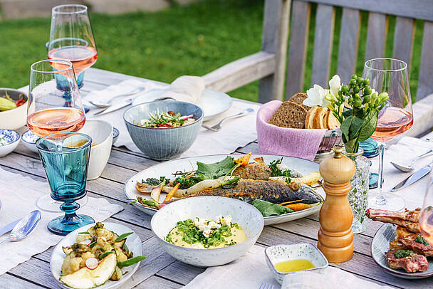 Dinner am See in Kärnten