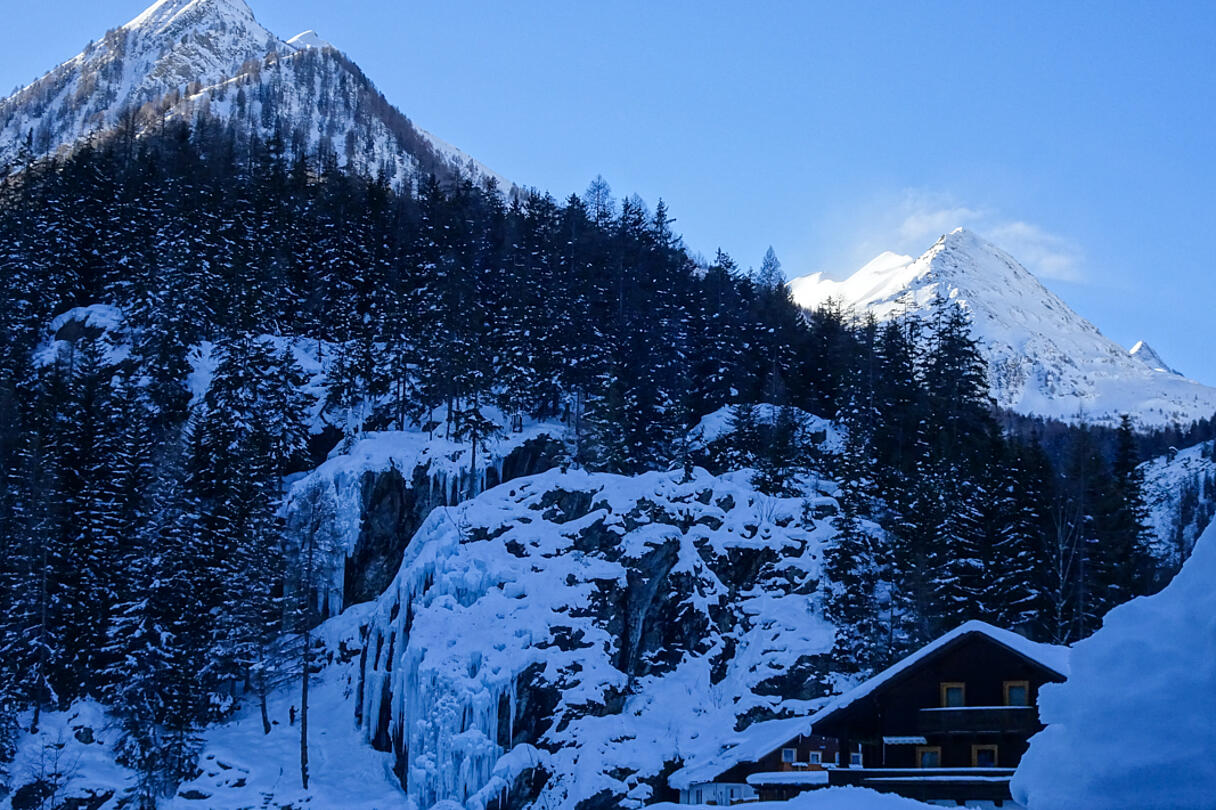 Eisklettern im Eispark Heiligenblut   Eisklettern im Eispark Heiligenblut