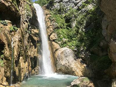 Tschaukofall in der Tscheppaschlucht 
