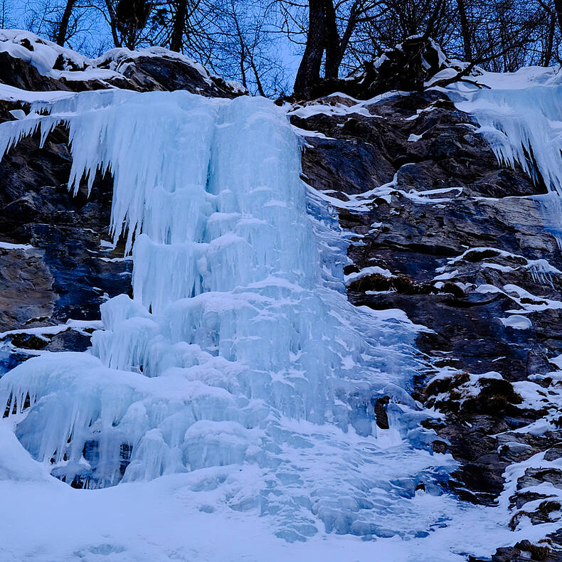 Eisfaelle im Fleisstal 