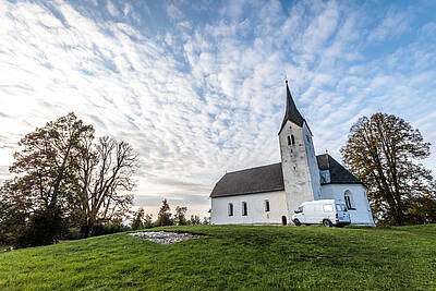 Hemmaberg Kirche in der Region Klopeiner See Suedkaernten