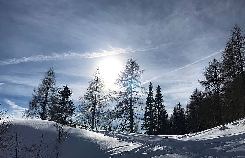 Dobratsch Skitour von Heiligengeist