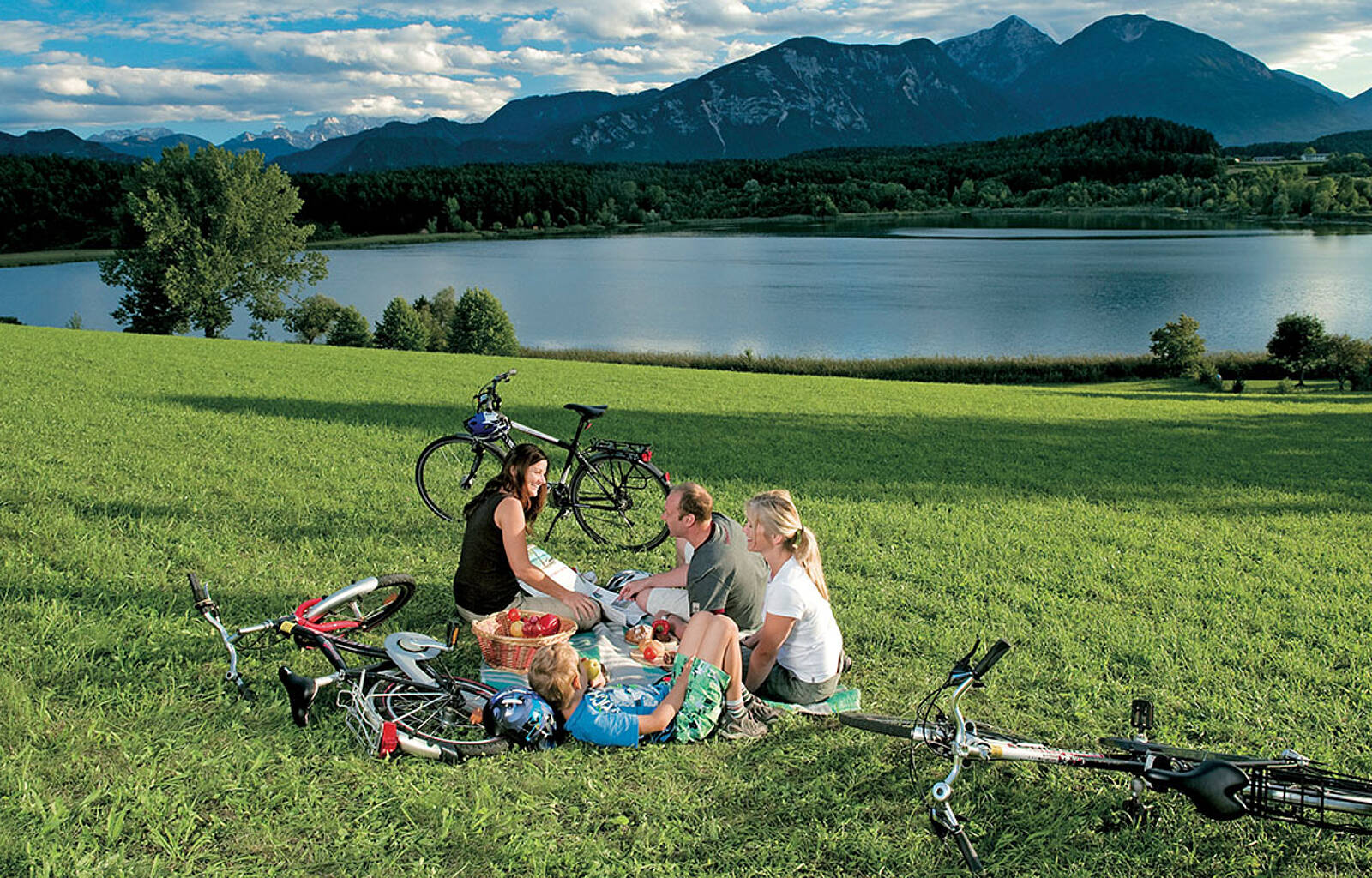 Radfahren mit der Familie