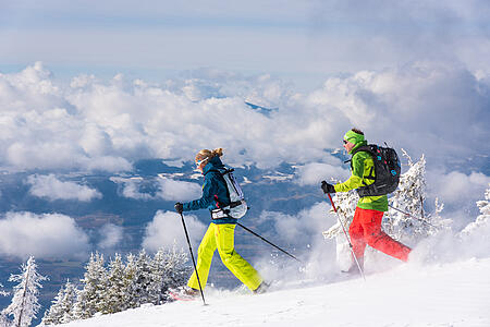 Schneeschuhwanderungen im 1. Lavanttaler Schneeschuhzentrum